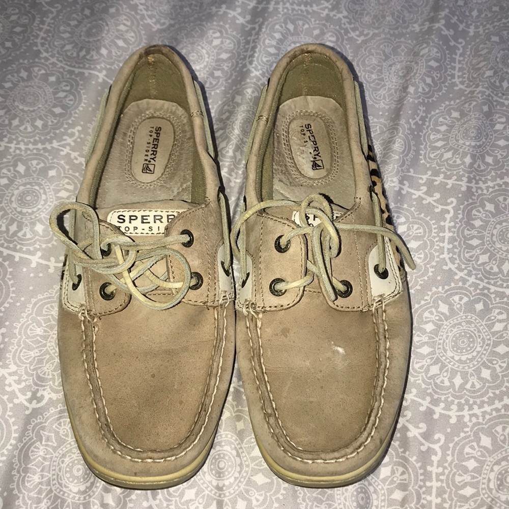 Women’s Cheetah Sperry Shoes